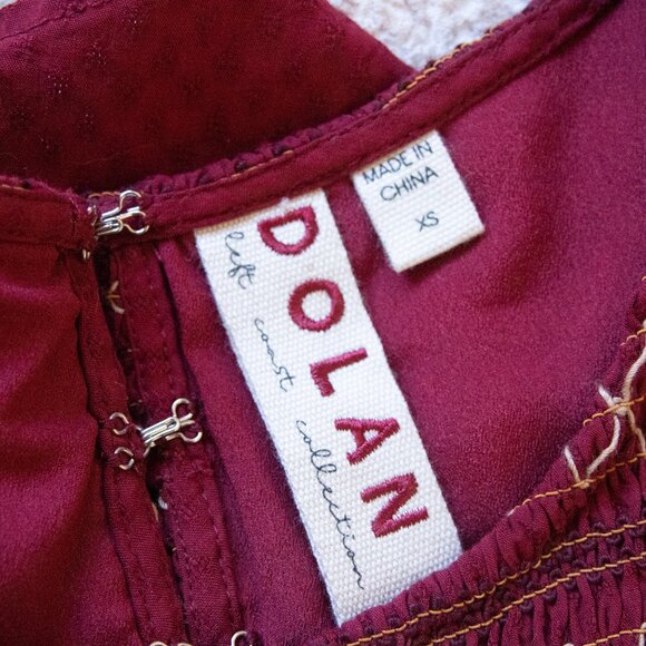 Anthropologie Dolan Left Coast Tansy Smocked Midi Dress Size XS - Picture 15 of 16